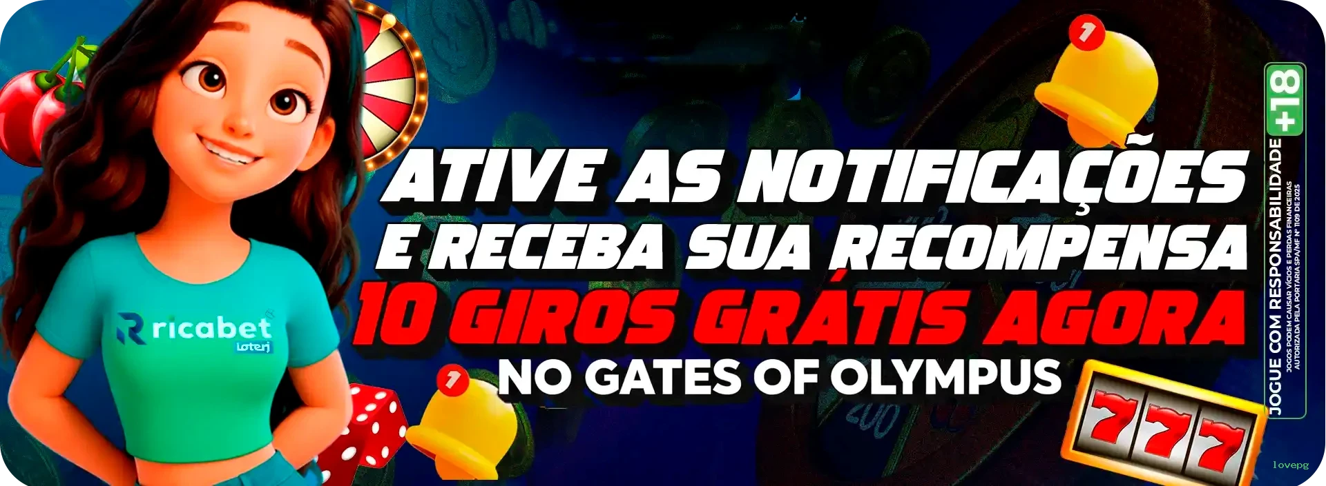 Bônus exclusivos membros VIP lovepg